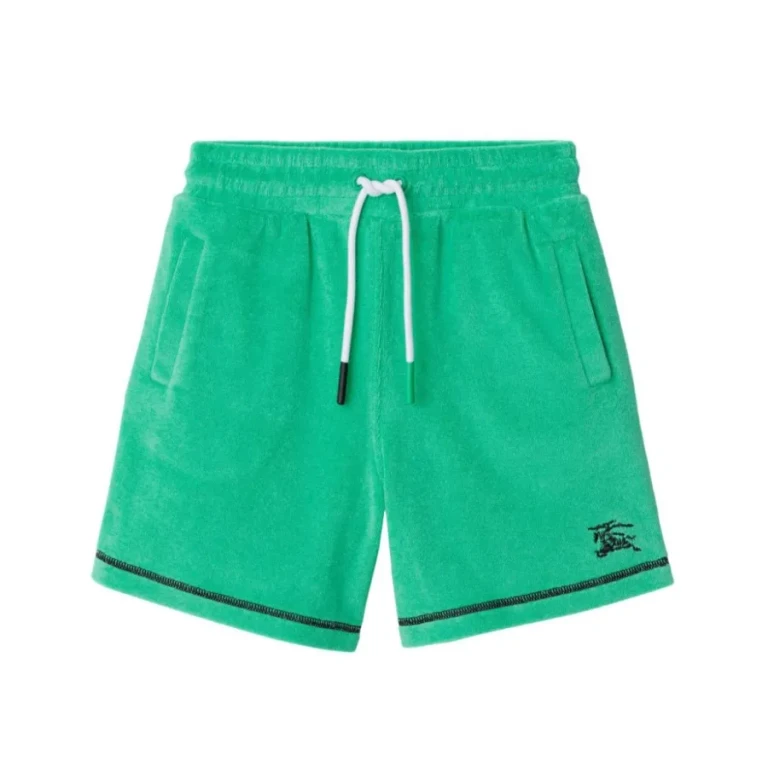 Burberry Kids Edk Towelled Drawstring Shorts