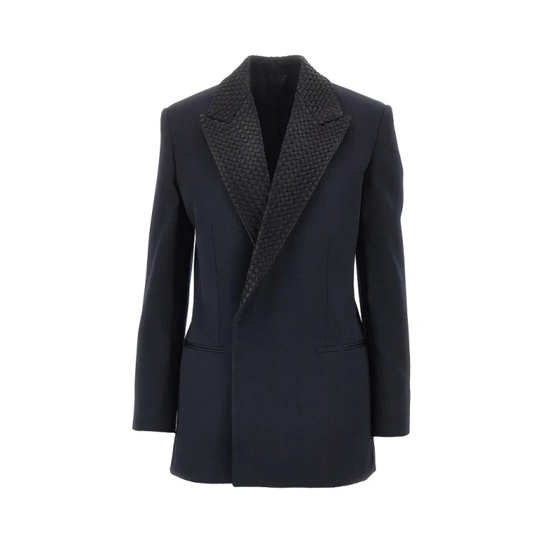 Bottega Veneta Grain de Poudre 羊毛双排扣夹克