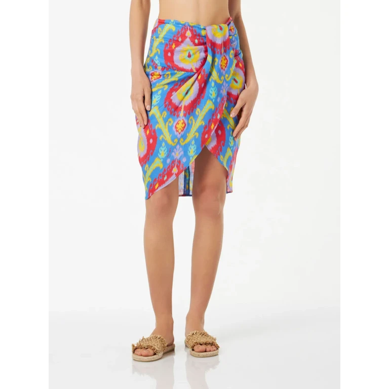 MC2 Saint Barth Amanda Multicolor Midi Skirt