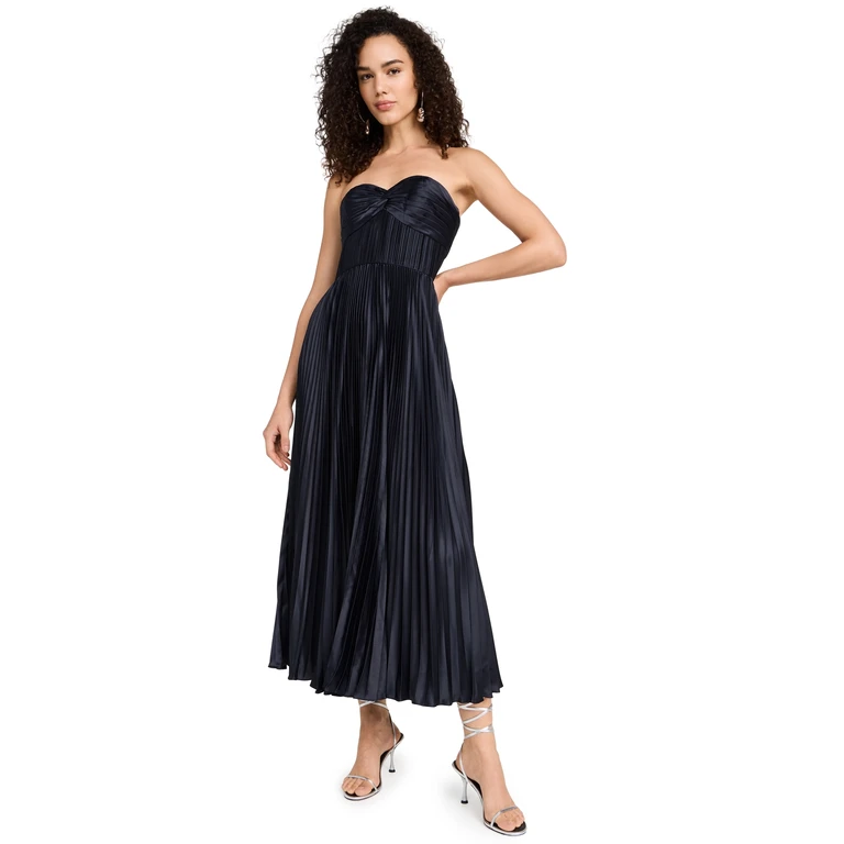 AMUR Belle Dress Navy 0