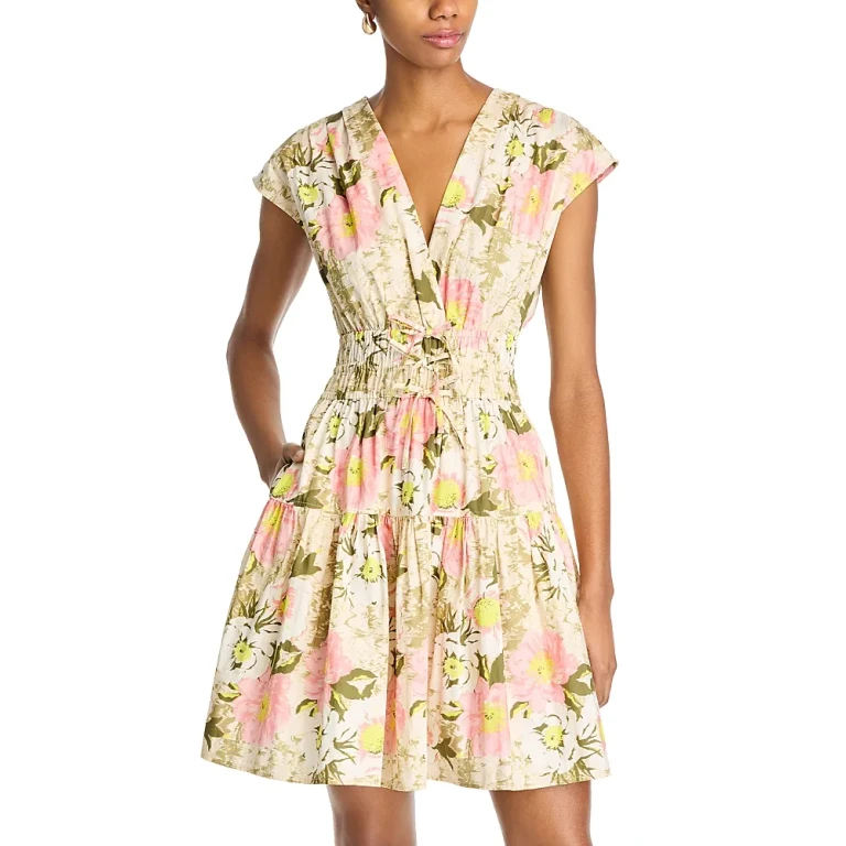 Derek Lam 10 Crosby Tora Floral Mini Dress - Exclusive
