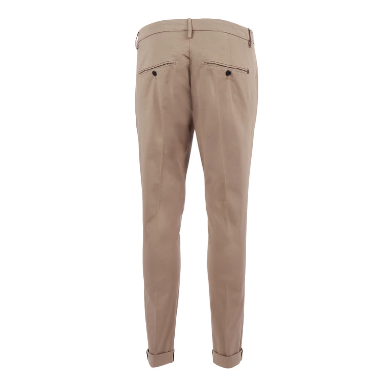 Dondup Gaubert Pants Beige Cotton Elastan Jean - Men