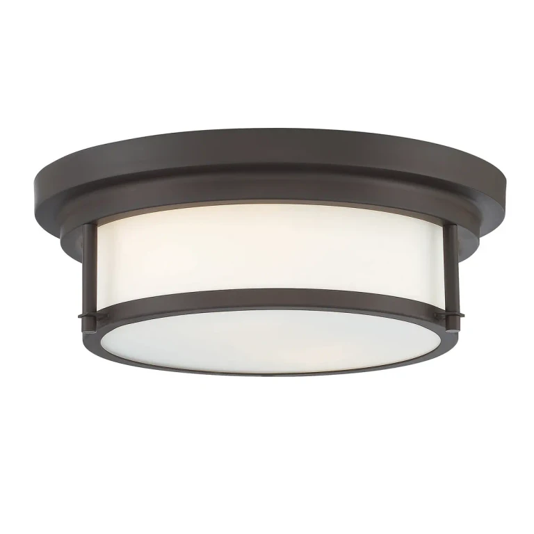 Trade Winds Lighting 2-Light Ceiling Light In Oil Rubbed Bronze - TW80067-ORB
