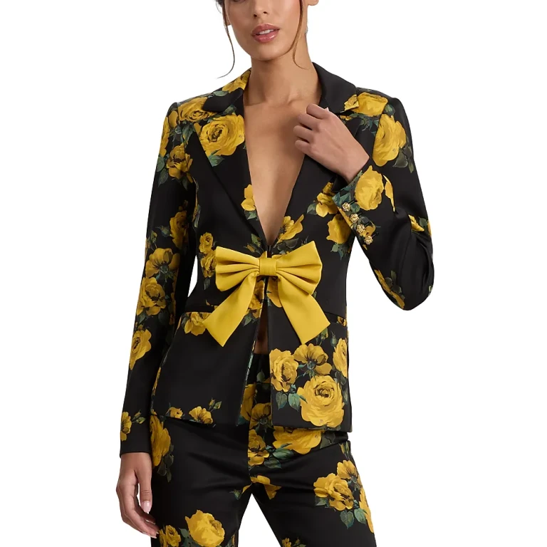 Alice and Olivia Mya Kissing Front Blazer