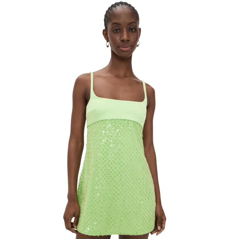 RetrofĂŞte Monyca Sequin Dress Pistachio XXS