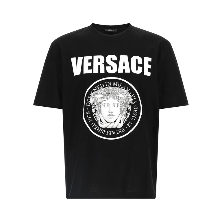 Bicolor Cotton T-Shirt - Men