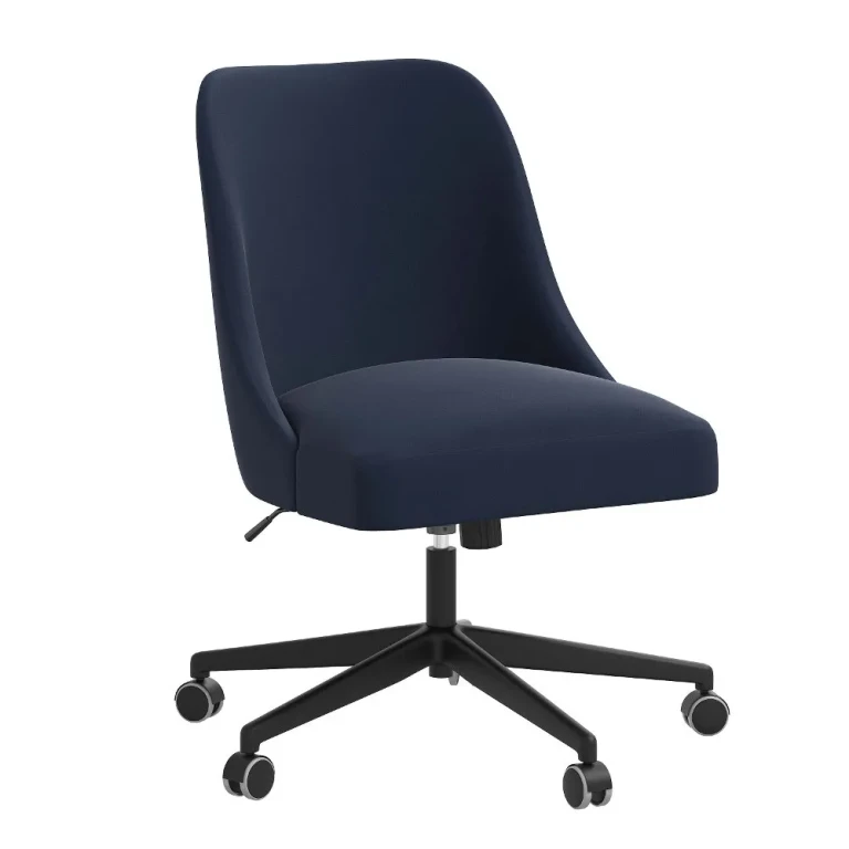 Spencer Velvet Ink Office Chair - Skyline Furniture