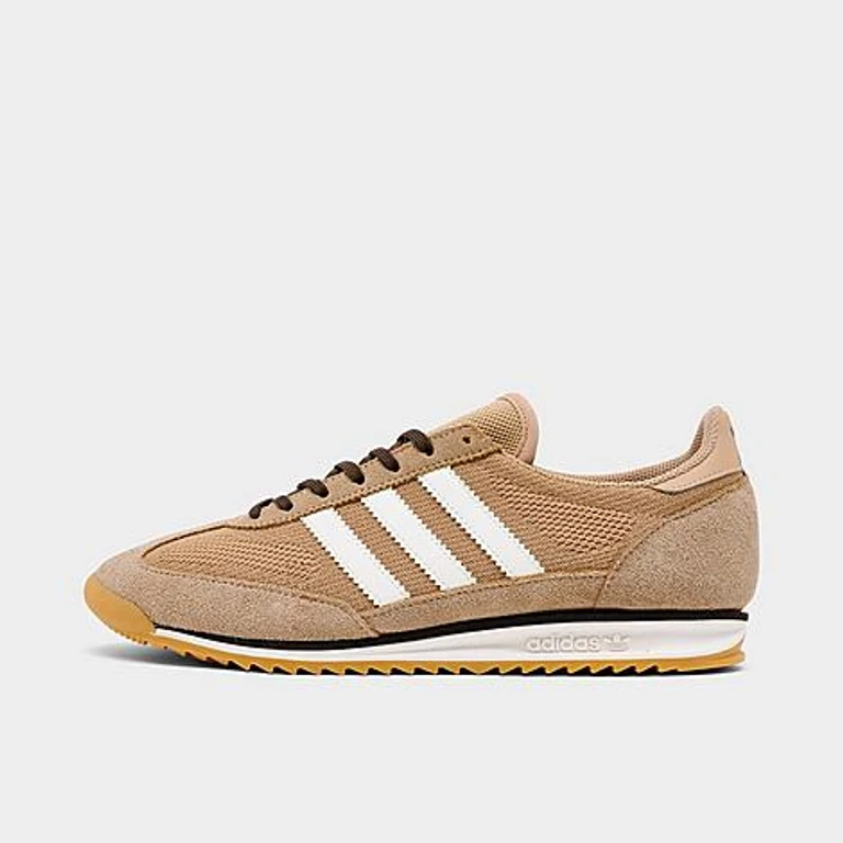 adidas Women's Originals SL 72 Casual Shoes in Warm Sandstone/Off White/Gum Size: 5.0