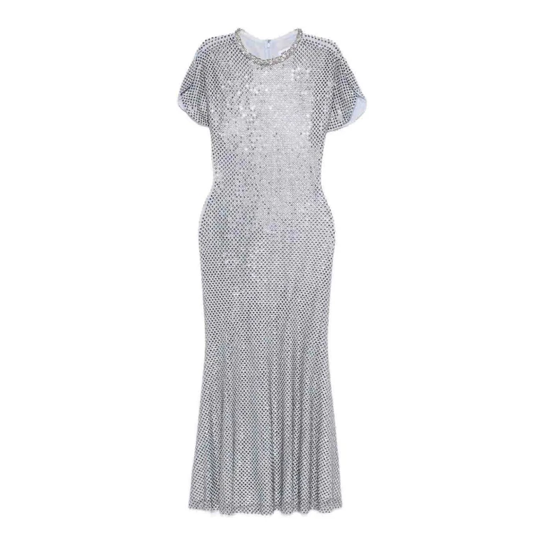 Self Portrait Robe Courte - Bleu