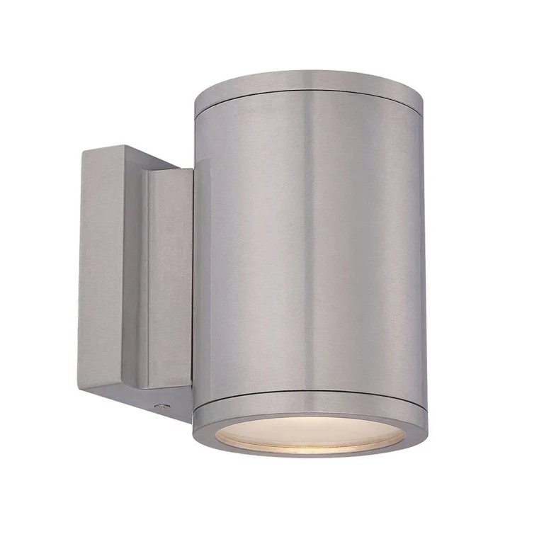 WAC Lighting Tube LED Indoor/Outdoor Up and Down Wall Light in Brushed Aluminum - WS-W2604-AL