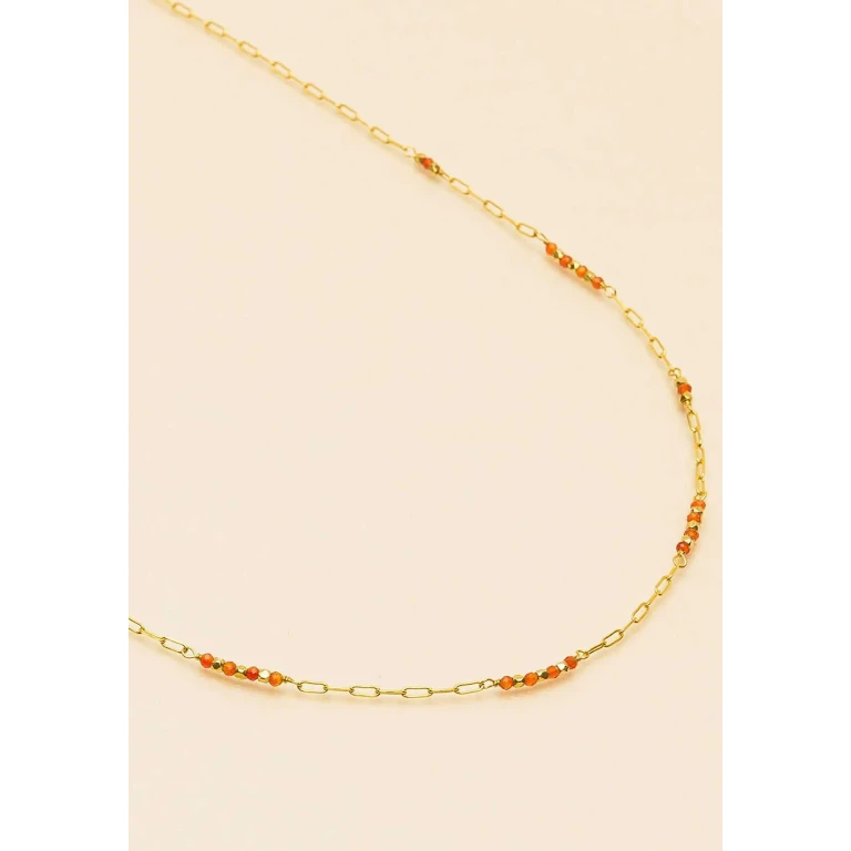 Necklace 2cec Cornaline