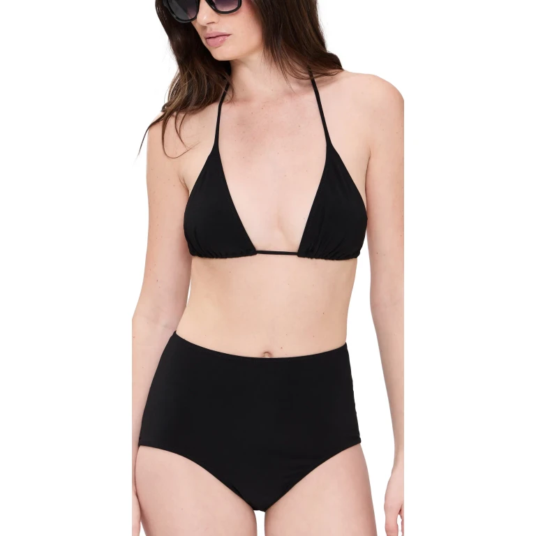 Norma Kamali String Bra Black S