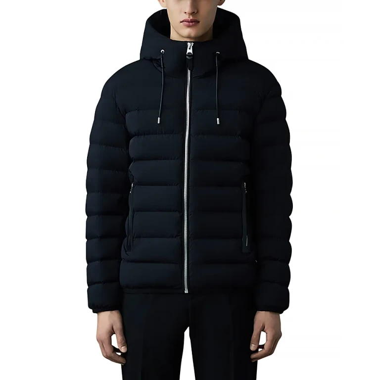 Mackage Jack-z Agile-360 Stretch Hooded Light Down Jacket