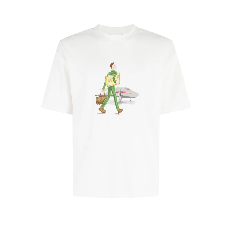 DrôLe De Monsieur Tshirt White Cotone T-shirt - Men