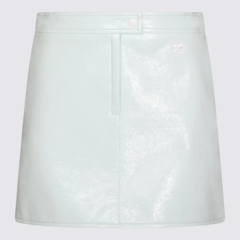 Courrèges Light Mint Mini Skirt