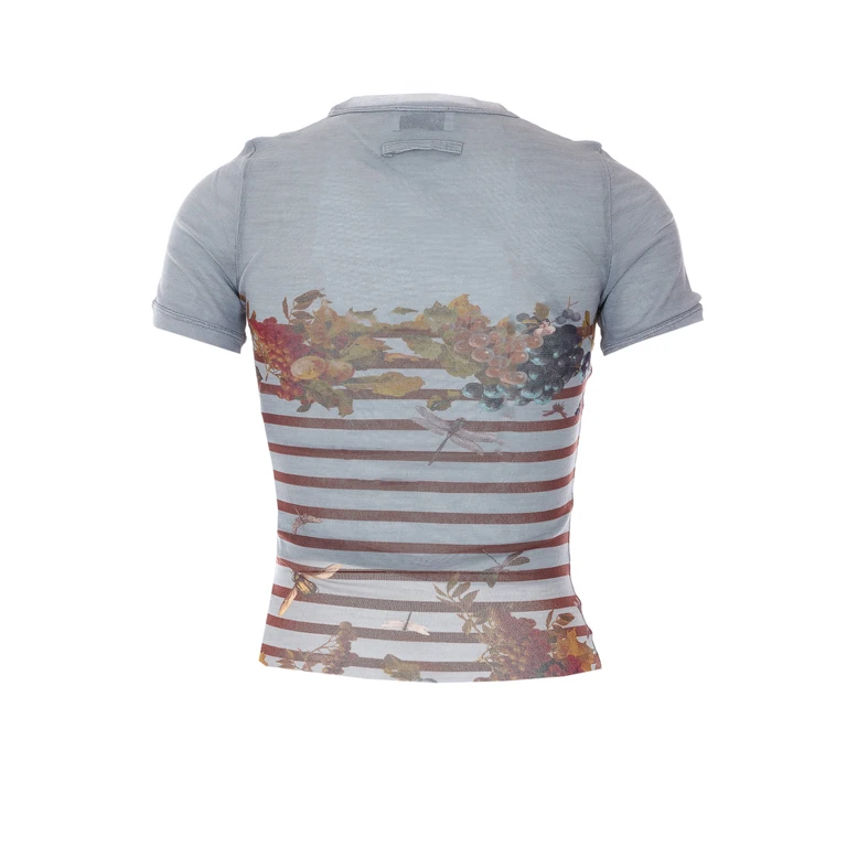 JEAN PAUL GAULTIER T-shirts and Polos Grey Polyamide - Women