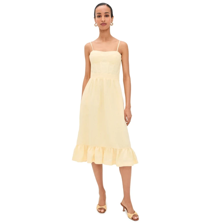 Andres Otalora Inspiras Dress Butter Yellow 2