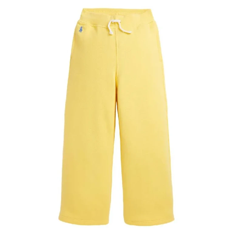Polo Ralph Lauren Girls Drawstring Wide-Leg Sweatpants
