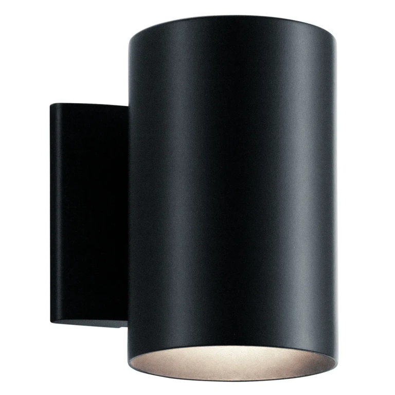Cylinder Indoor/Outdoor Wall 1-Light in Black