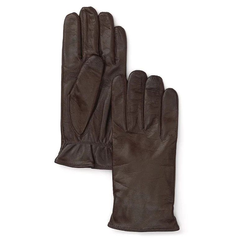 Cashmere Lined Leather Gloves - Exclusive