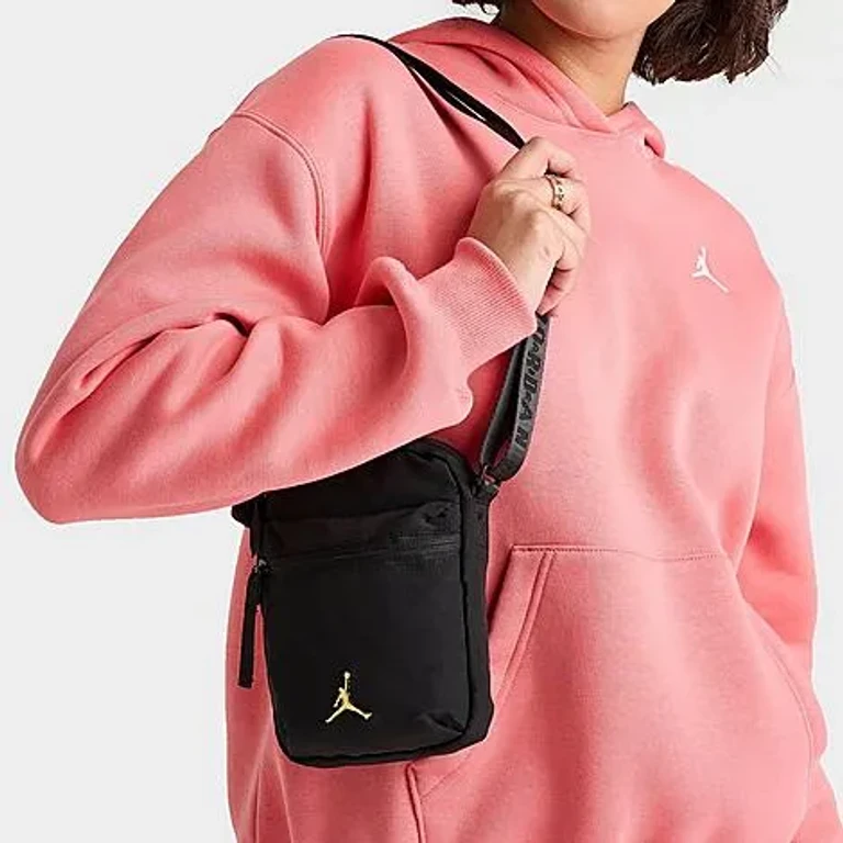Jordan Airborne Festival Bag in Black/Gold