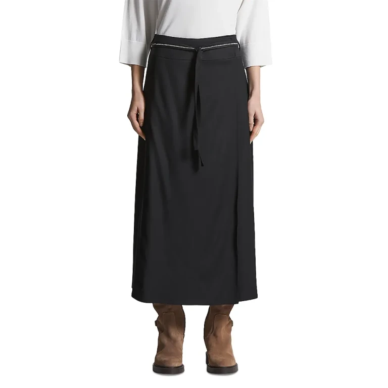 Perserico Belted Skirt