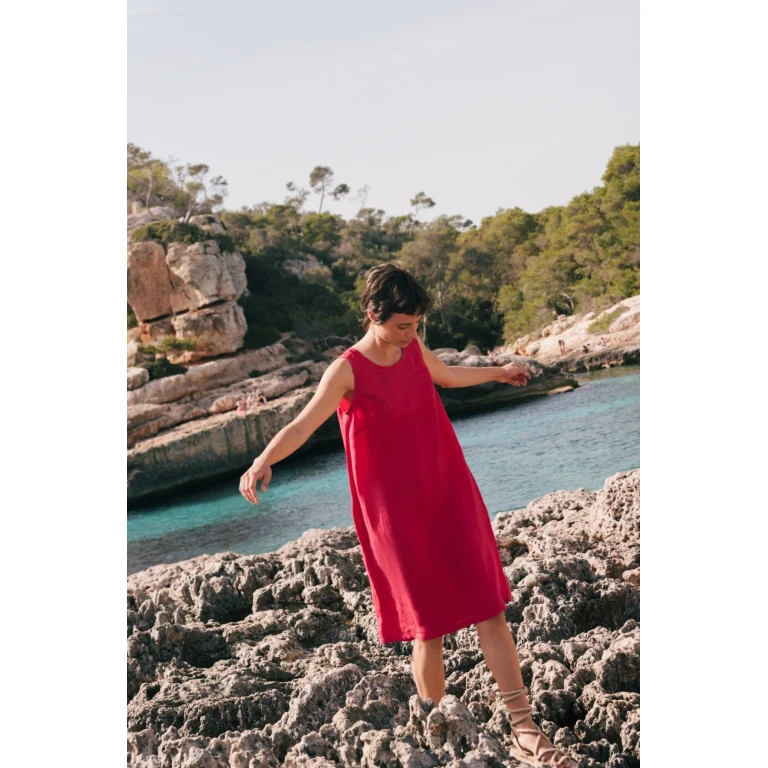 Norah loose linen dress
