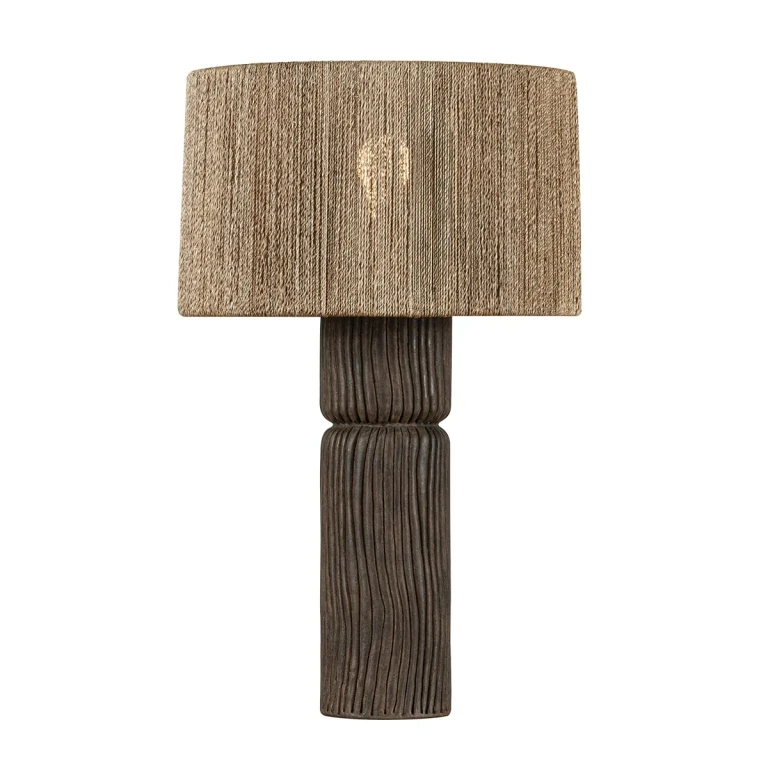 Patina Brass Table Lamp from the Folk Collection