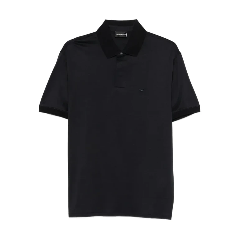 Emporio Armani Logo-embroidered Polo Shirt