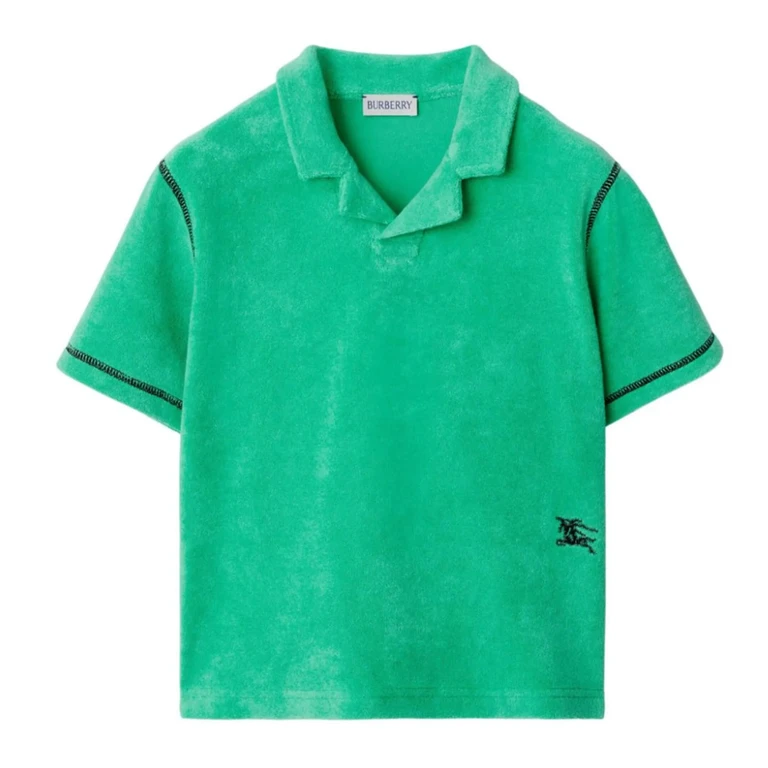 Burberry Boys EKD Towelling Polo Shirt