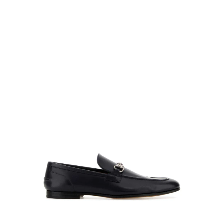 Gucci Midnight Blue Leather Loafers