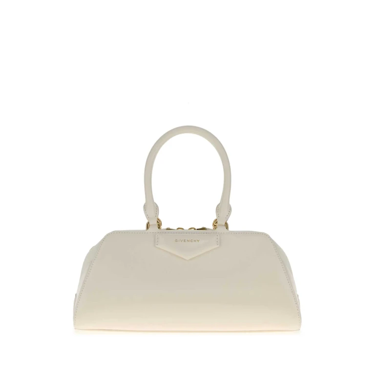 Givenchy White Leather Small Antigona Handbag