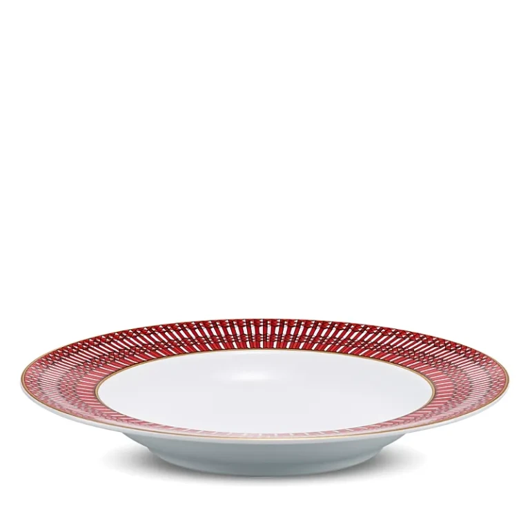 Baccarat Arcadia Red Soup Plate, Set of 2