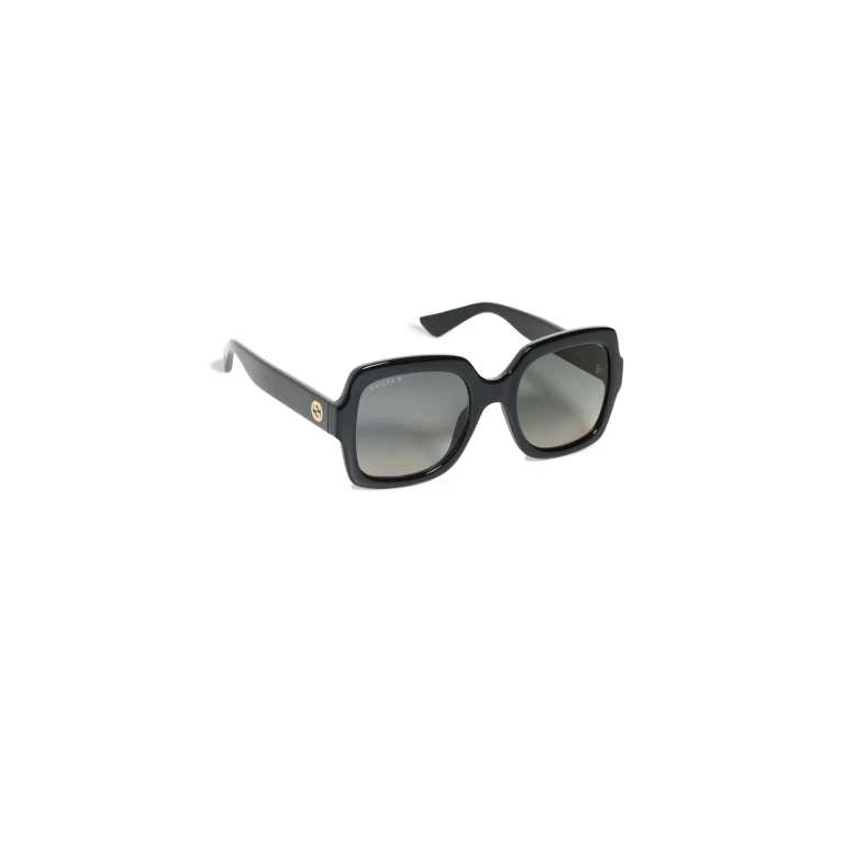 Gucci Oversized Square Sunglasses Black/Black/Grey One Size