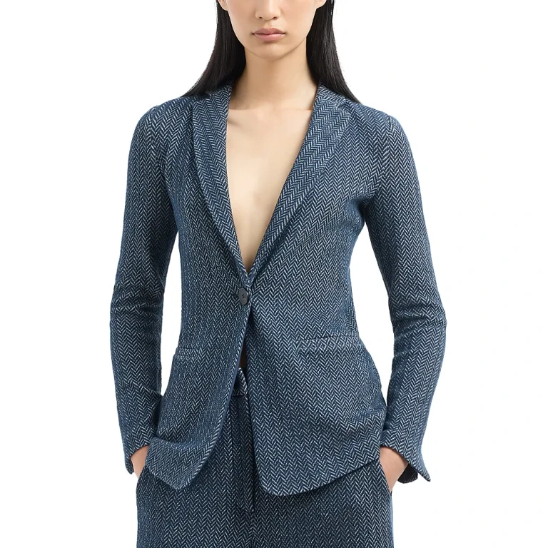 Emporio Armani Chevron Blazer