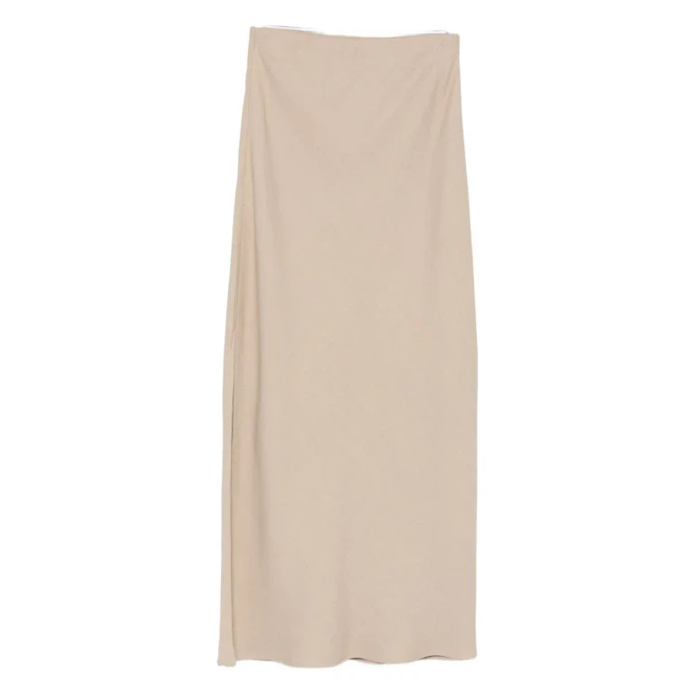 Skirt Woman color Beige (MH126G3396C9195)