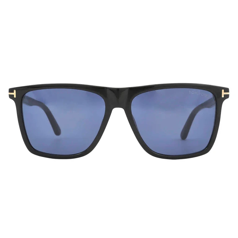 Tom Ford Fletcher Blue Square Mens Sunglasses FT0832 01V 57
