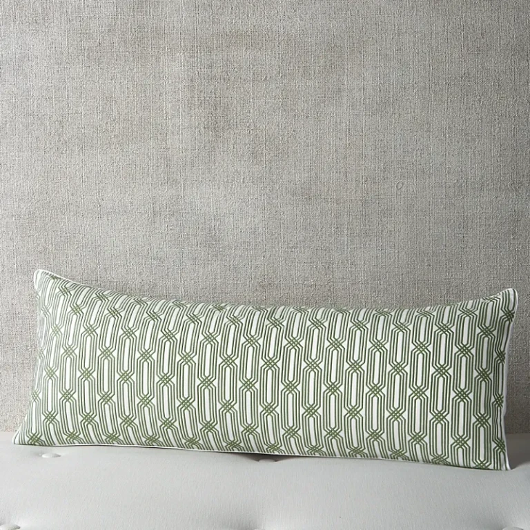 Italian Tivoli Embroidered Decorative Pillow, 14 x 36 - Exclusive