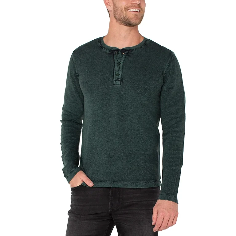 Liverpool Los Angeles Long Sleeve Henley