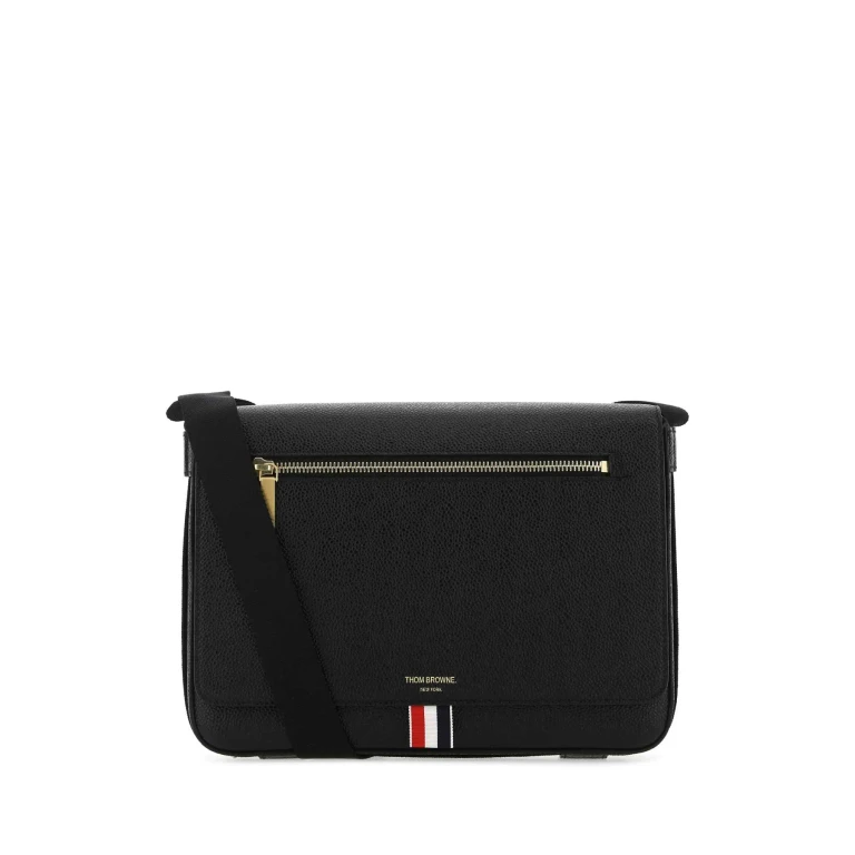 Ferragamo Black Leather Crossbody Bag