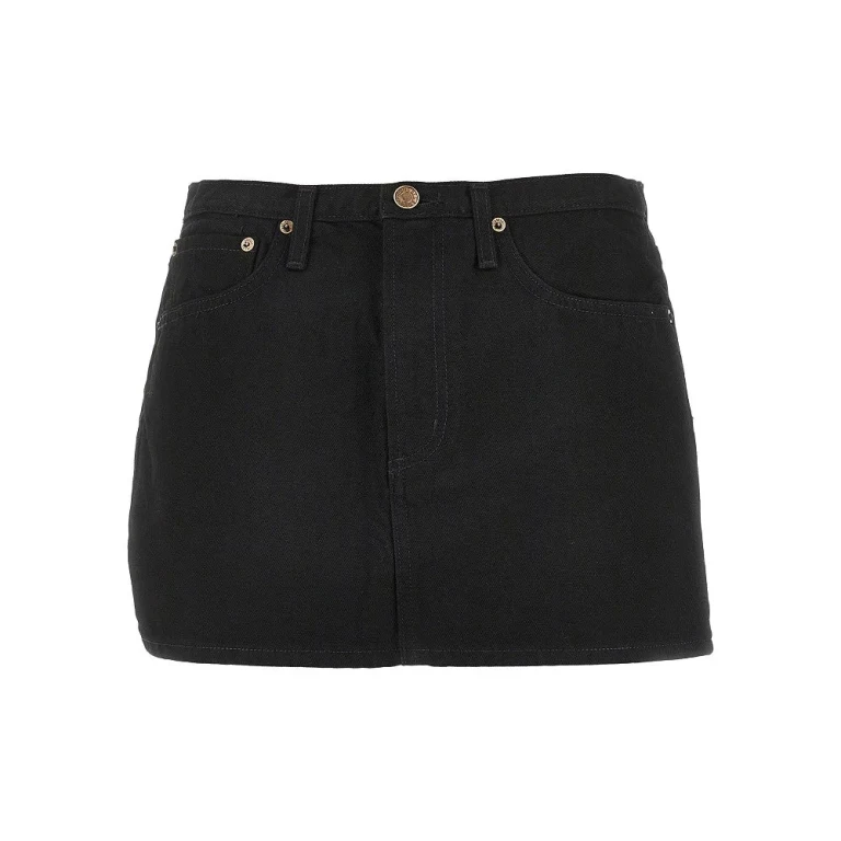 Jupe courte en jean AGOLDE Keira