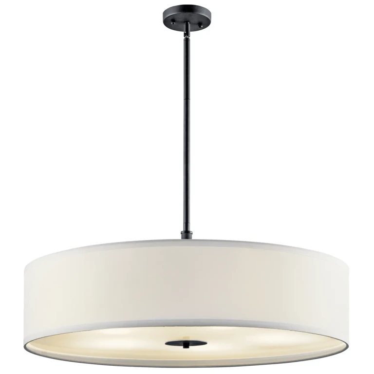 5-Light 30" Pendant Light in Black