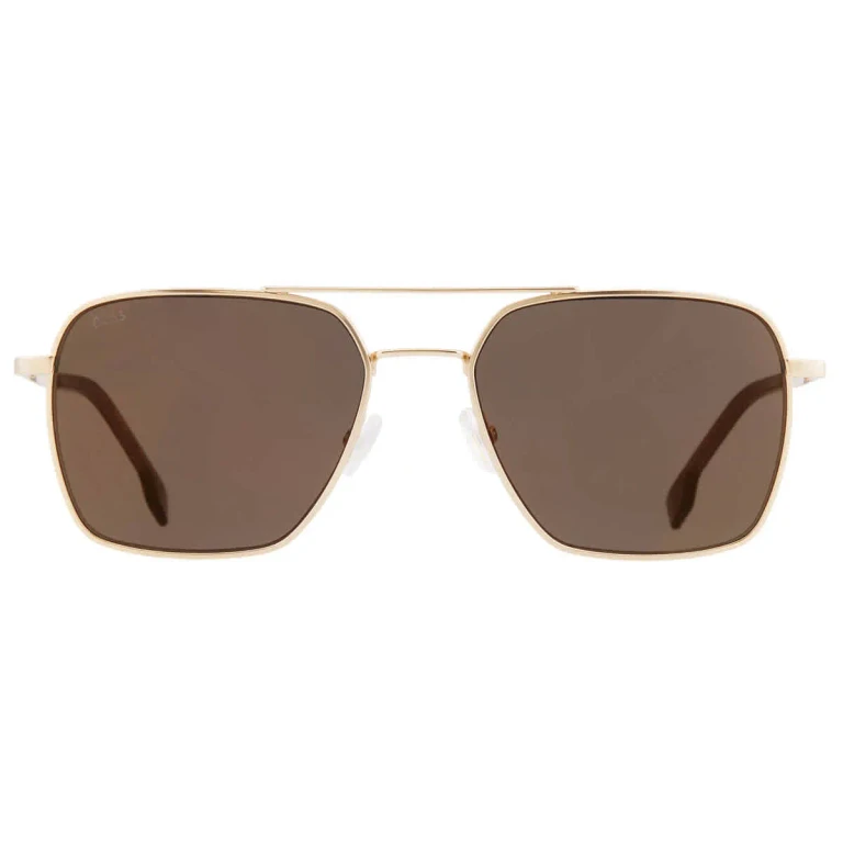 Hugo Boss Grey Bronze Navigator Mens Sunglasses BOSS 1414/O/S 0AOZ/JO 57