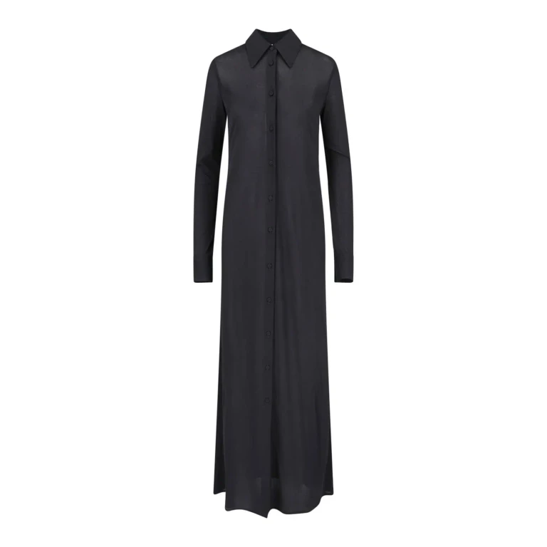 Jil Sander Maxi-Robe - Noir