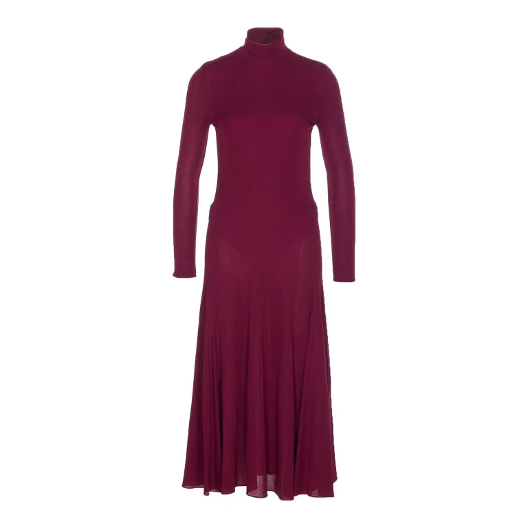Alaïa Pull Col Roulé - Violet