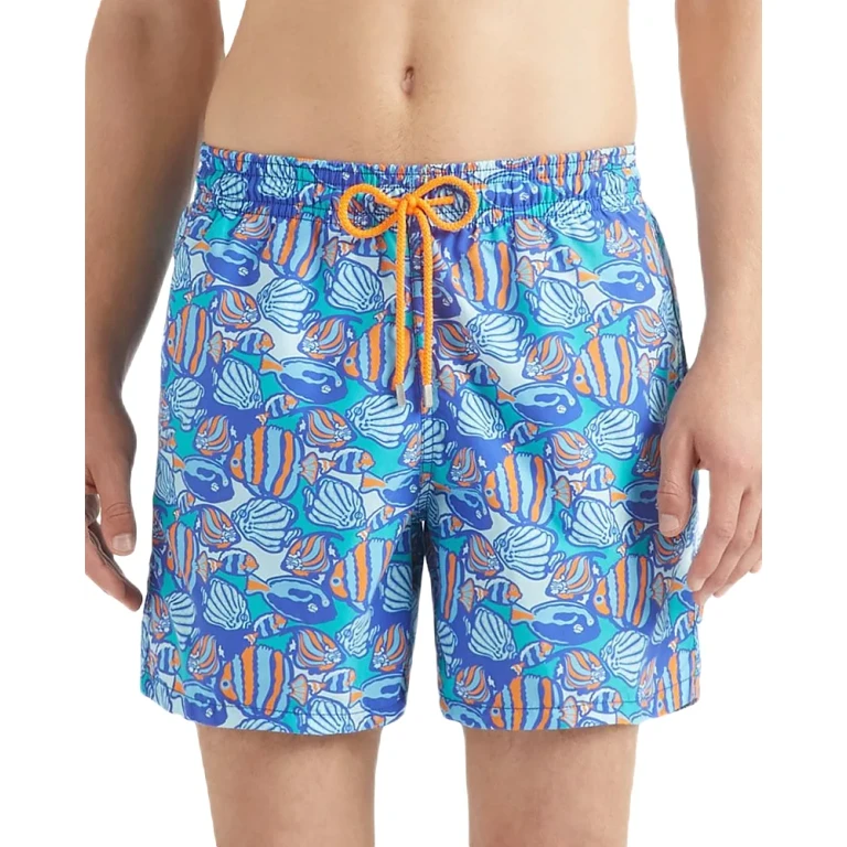 Vilebrequin Moorea Printed 5.5 Swim Trunks