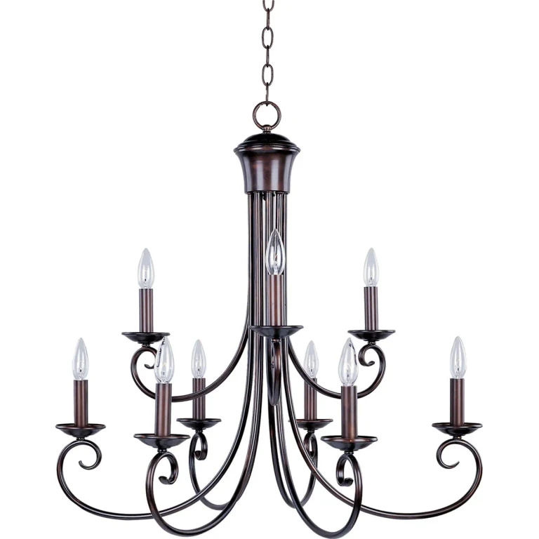 Loft 9-Light Chandelier in Oil Rubbed Bronze