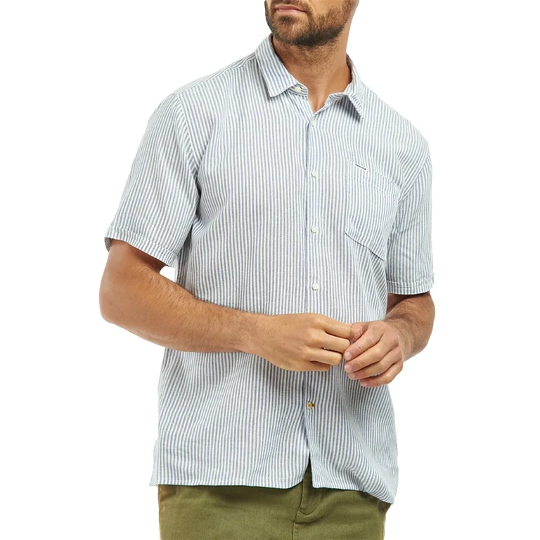 Barbour Deerpark Summerfit Stripe Regular Fit Button Down Shirt
