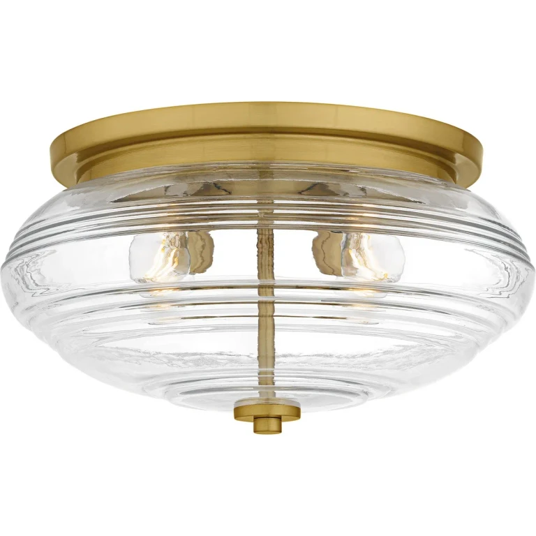 Brushed Gold Flush Mount from the Gatonby Collection