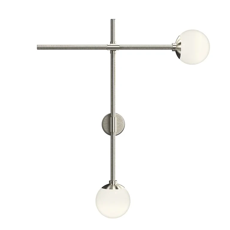 Satin Nickel LED Wall Sconce from the Sabon Collection